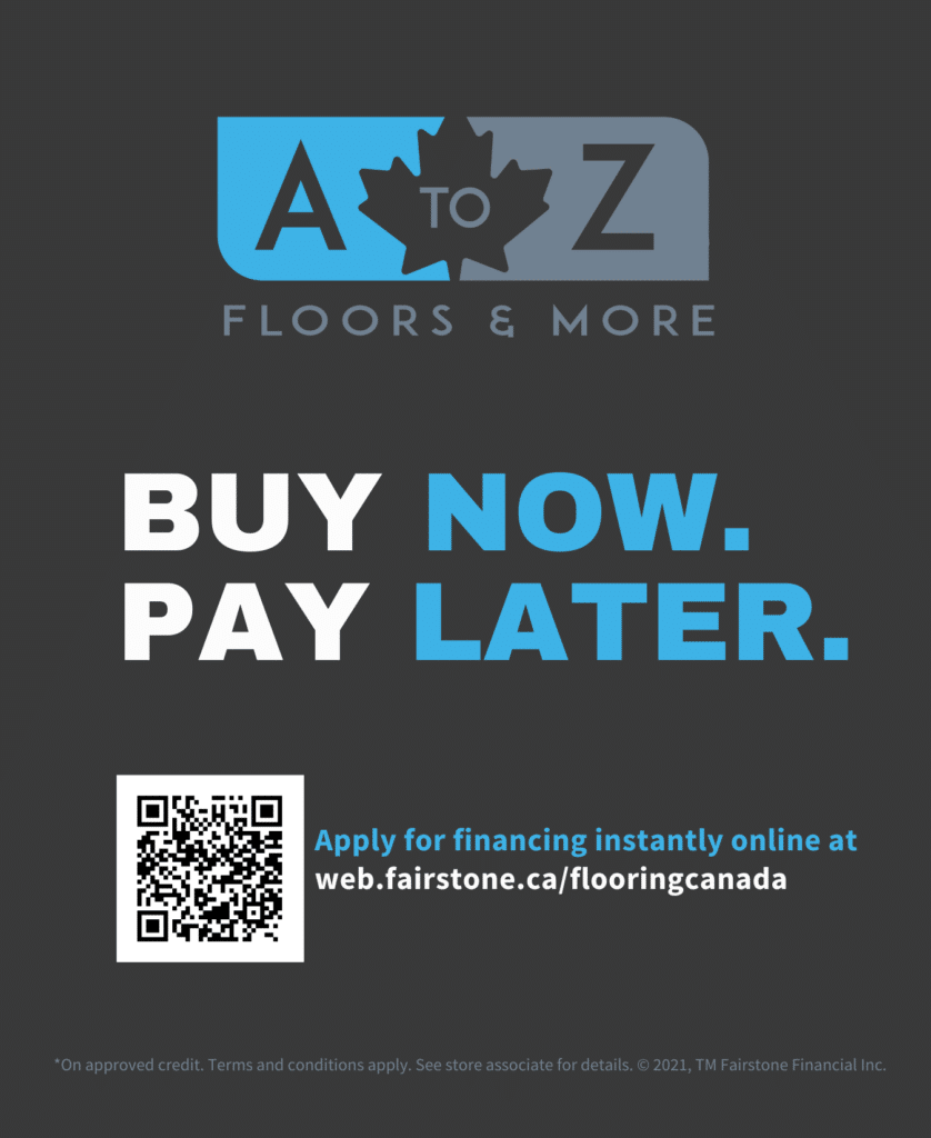 A to Z financing banner black